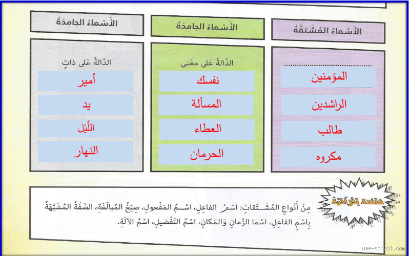 ما الأسماء الجامدة؟ اعرف معناها وأسرارها ببساطة
